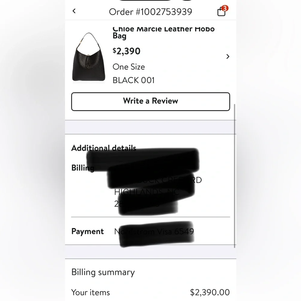 CHLOE‎ NWOT MARCI leather hobo bag - Picture 3 of 14